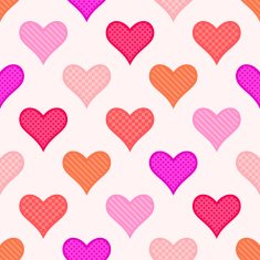 seamless heart symbol textured background