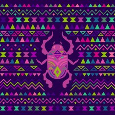 Abstract Tribal Ornamental Background