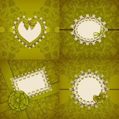 Elegant vector template for luxury invitation card N16