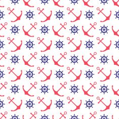 Seamless nautical pattern N15