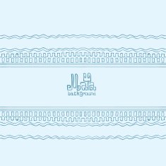 Hand drawn Background in South American Indian Style with Mayan N32