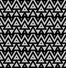 Tribal monochrome lace N26