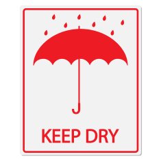 Keep Dry Vector Sign