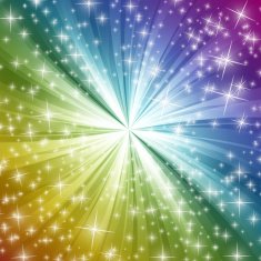Radiation background Rainbow Glitter