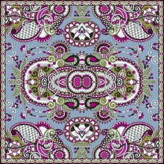 silk neck scarf or kerchief square pattern design N101
