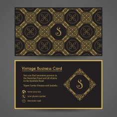 Vector Business Card Template N4