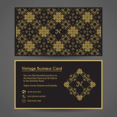 Vector Business Card Template N7
