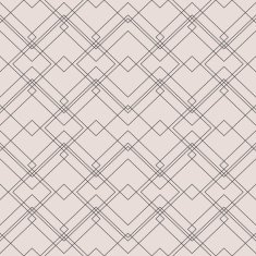 Vector seamless pattern Geometric tile made with square line polygons