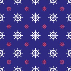 Seamless nautical pattern N18