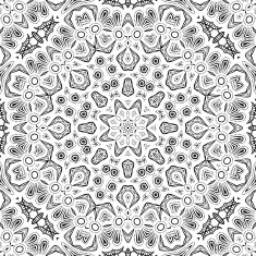 Abstract seamless outline pattern N28