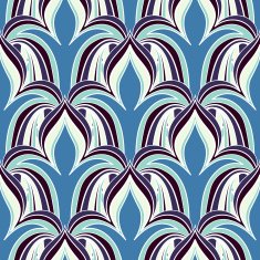 Vector Seamless Damask Pattern N6