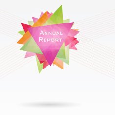 Abstract Background with Triangles and Lines Annual Report Conc N3