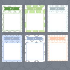Business Card with geometric patterns N4