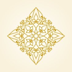 Ornamental floral element for design N7