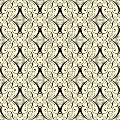 Elegant stylish abstract floral wallpaper Seamless pattern
