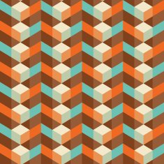 abstract vintage geometric wallpaper pattern seamless background N12