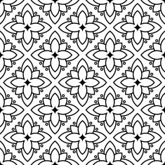 Seamless flower pattern Vector illustration N2