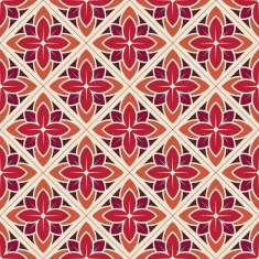 Seamless flower pattern Vector illustration N3