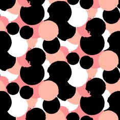 Bold vector polka dot pattern N5