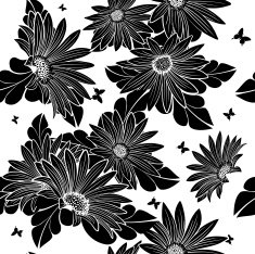 Seamless vector floral pattern N8