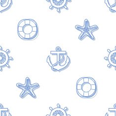Seamless marine background N3
