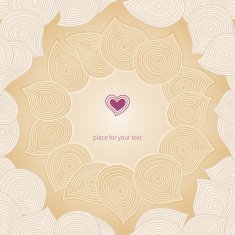Vintage seamless pattern with swirls N2
