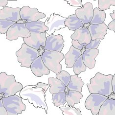 Seamless floral pattern background N3
