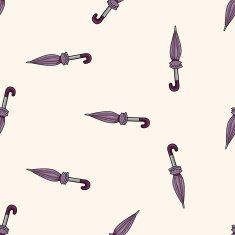 Umbrella cartoon seamless pattern background N49