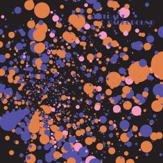 Abstract colorful frame of circles N2