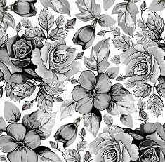 Flowers Vector Beautiful background with a flower ornament N7