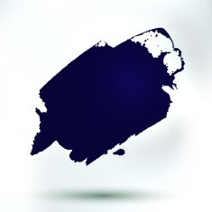 Ink blob hand drawing art