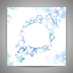 Vector background with vintage design elements N2