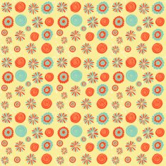 Seamless vintage pattern 5 Vector illustration N2