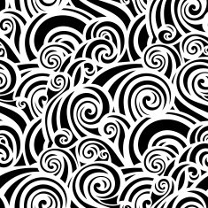 Vector Seamless Damask Pattern N7