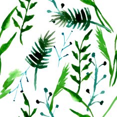 Wild flowers seamless pattern N3