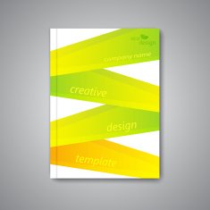 Modern abstract template layout brochure magazine flyer booklet cover or N5