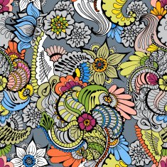 Mehndy flowers pattern N31