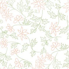 Beautiful Romantic Vector Seamless Pattern N6