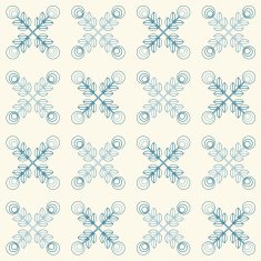 Seamless floral pattern geometric flowers N3