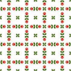Seamless floral pattern geometric flowers N6