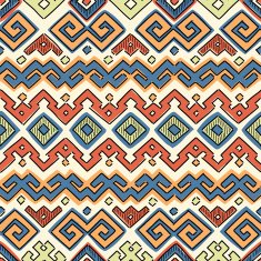 Seamless ethnic pattern N37