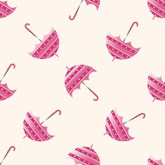 Umbrella cartoon seamless pattern background N50