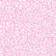 Seamless pattern with flowers Dahlia N8
