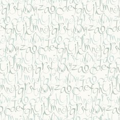 Seamless pattern with hand drawn letters N8