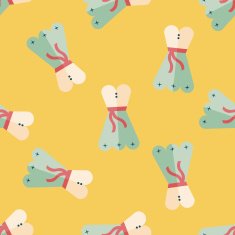 woman dress flat icon eps10 seamless pattern background N8