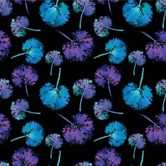 beautiful watercolor pattern of leaves handmade painted