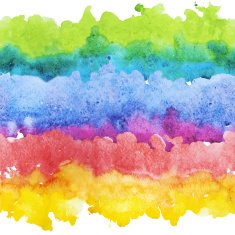 Watercolor colourful stripes N10