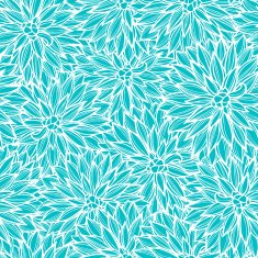 Seamless pattern with flowers Dahlia N9
