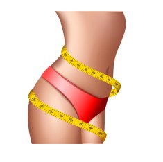 Woman with measure-tape