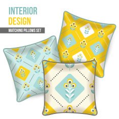 Set of decorative pillow N15